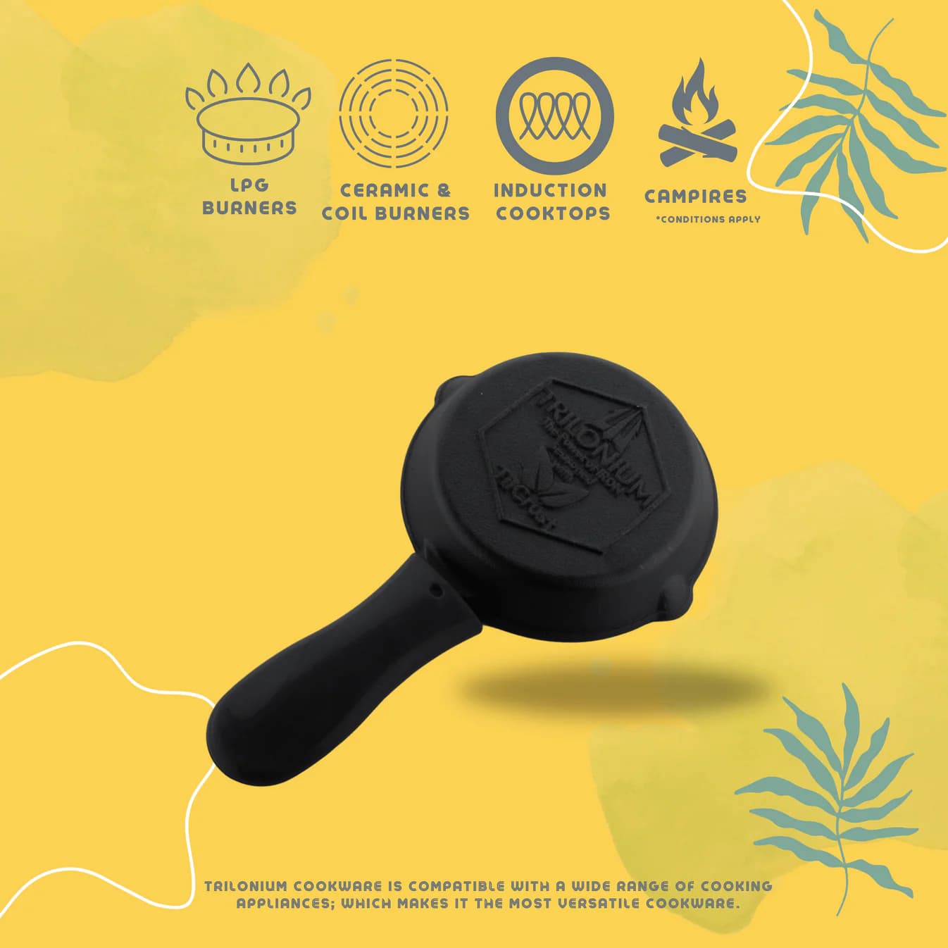 Triple Seasoned Cast Iron Classic Skillet 6 in - Image 5